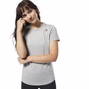 Reebok Training Essentials T Shirt Damen - Grau - DE 782-VKG